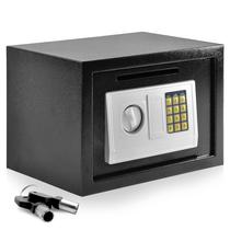 Cofre Boca de Lobo SereneLife com Gaveta Frontal de Depósito, AntiPesca, Senha Digital e Chave, Segurança para Comércio e Lojas, SLSFE342