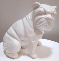 Cofre cachorro decor. resina branco 18 cm de altura Cofre cachorro decor. resina branco 18 cm de altura