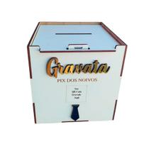 Cofre Caixa Casamento Pix Urna Personalizado Qr Code Noivos Cofre Caixa Casamento Pix Urna Personalizado Qr Code Noivos