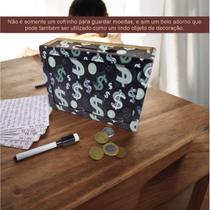 Cofre caixa Dinheiro Wood box Japone KAKEBO DESAFIO DINBLACK