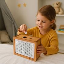 Cofre Caixa Woodbox Guardar Dinheiro Controle Economia 1.000 Cofre Caixa Woodbox Guardar Dinheiro Controle Economia 1.000