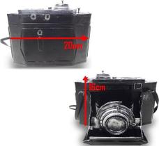 Cofre Camera Fotografica Vintage Retro De Ferro Fundido 16cm (CJ-020)
