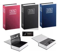 Cofre Camuflado C/chave Formato De Livro Guarda Valores 24cm Cofre Camuflado C/chave Formato De Livro Guarda Valores 24cm