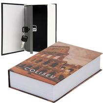 Cofre Camuflado Em Forma De Livro Decorativo Porta Joias