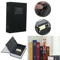 Cofre Camuflado em Forma de Livro Porta-Joias e Dinheiro com Senha/Metal Pequeno Cofre Camuflado em Forma de Livro Porta-Joias e Dinheiro com Senha/Metal Pequeno