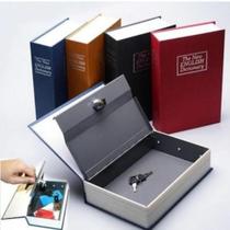 Cofre Camuflado Formato Livro Porta Joias Com Chave Dicionário Estampa Sortida Decoração Sala Escritório Estante