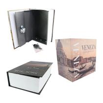 Cofre Camuflado Formato Livro Porta Joias Com Chave Cofre Camuflado Formato Livro Porta Joias Com Chave