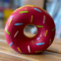 Cofre Cerâmica Donuts Rosa Decorativo Para Moedas - JV Porto
