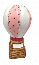 Cofre Cofrinho Balão Rosa de Ceramica Decoração - Decore Casa