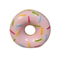 Cofre Cofrinho Donuts Pequeno Decorativo - Rosa Ceramica - Decore Casa