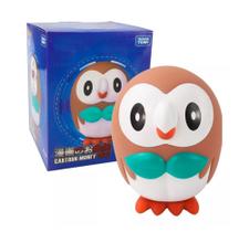 Cofre Cofrinho Pokémon Rowlet 14cm Moedas Dinheiro Cofre Cofrinho Pokémon Rowlet 14cm Moedas Dinheiro