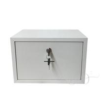 Cofre Com Chave Em Mdf 15mm Branco Cofrinho 30x20x20cm