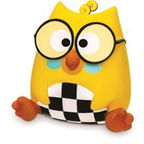 Cofre De Brinquedo Bubu E As Corujinhas Coruja Moeda Biel