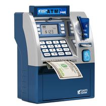 Cofre de dinheiro eletrônico para crianças Blue Smart ATM Style Saving