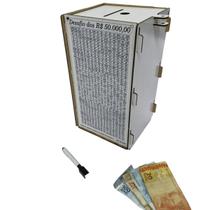 Cofre Desafio 50 Mil Guardar Junte Dinheiro Woodbox Torre Br Cofre Desafio 50 Mil Guardar Junte Dinheiro Woodbox Torre Br