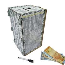 Cofre Desafio 50 MIL Guardar junte Dinheiro Woodbox TORRE DI Cofre Desafio 50 MIL Guardar junte Dinheiro Woodbox TORRE DI
