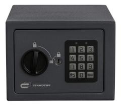 Cofre Digital Compacto Senha E Chave Aco 4l 15x20x15cm
