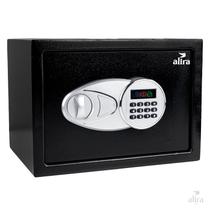 Cofre Digital Eletrônico Aço Senha E Chave 35x25x25 Alira Home MR-BX-007