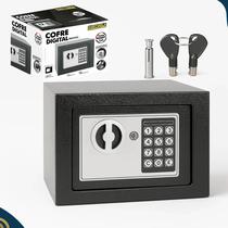 Cofre Digital Eletrônico Teclado c/ Chave e Senha - Startools