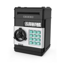 Cofre Digital Preto com Senha e Inserção Automática Cofre Digital Preto com Senha e Inserção Automática