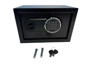 Cofre Eletrônico Digisafe DP20D com Senha Digital Programável e Chave de Emergeniçia