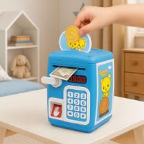 Cofre Eletrônico Digital Infantil Automático Dinheiro Moeda