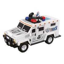 Cofre Eletrônico Digital Infantil Luminoso Carro Forte Branco TRK-001