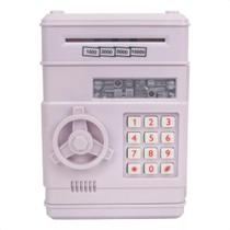 Cofre Eletrônico Digital Infantil Puxa Nota Rosa Claro XR-011