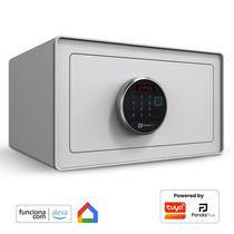 Cofre Eletrônico Digital Portátil Chave Senha Compatível Alexa Google Home App Panda Plus Tuya 25x35x25 Preto Cofre Eletrônico Digital Portátil Chave Senha Compatível Alexa Google Home App Panda Plus Tuya 25x35x25 Preto