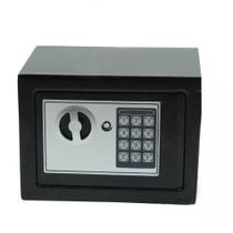 Cofre Eletrônico Teclado Com Senha + Chave Sos Cofre Eletrônico Teclado Com Senha + Chave Sos