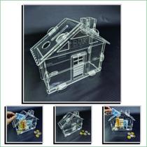 Cofre Guarda Dinheiro Woodbox Japones Kakebo Casa Acrilico