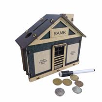 Cofre Guardar Dinheiro Woodbox Japones KAKEBO BANCO CASA P