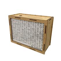 Cofre Laser Desafio 10 Mil Reais Mdf Madeira Acrilico