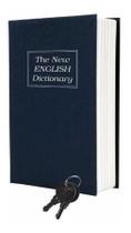 Cofre Livro Camuflado Formato Dicionário Inglês Dinheiro Cofre Livro Camuflado Formato Dicionário Inglês Dinheiro