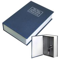 Cofre livro de segurança camuflado dicionario com 2 chaves pequeno porta joias e dinheiro mini luxo