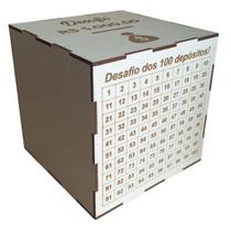 Cofre MDF Desafio Junte 1Mil / 5Mil / 10MIl / 20Mil Valores:20 Mil