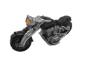 Cofre Motocicleta Preta E Prata - Silla Objetos