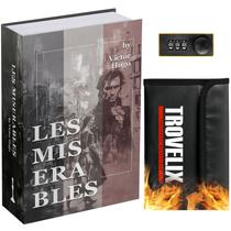 Cofre para livros KOFAIR Les Miserables com fechadura combinada 23x16x5,5 cm Cofre para livros KOFAIR Les Miserables com fechadura combinada 23x16x5,5 cm