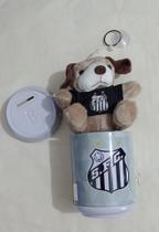 Cofre porta moedas com chaveiro cachorinho Santos Fc 01 unidade Cofre porta moedas com chaveiro cachorinho Santos Fc 01 unidade