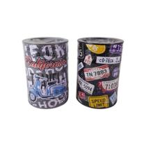 Cofre Porta Moedas de Metal - ADF