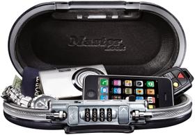 Cofre Portátil Para Celular E Documentos Master Lock Preto