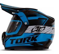 Cofre Pro Tork Mini Capacete Factory Edition Cross Azul