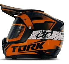 Cofre Pro Tork Mini Capacete Factory Edition Cross Laranja