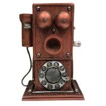 Cofre Resina Telefone Discagem Vintage Retro - 5890381025229