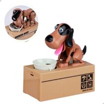 Cofrinho Cachorro que Come Moeda Eletrônico Infantil Interativo - Cofrinho De Cachorro Papa Moedas - Vip Shop