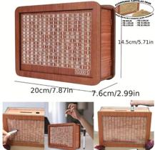Cofrinho Cofre Guardar Dinheiro Woodbox Japones Poupança Rus
