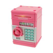 Cofrinho Eletrônico Para Crianças Com Senha Por Impressão Digital, Brinquedo Mini ATM Para Cofrinho Eletrônico Para Crianças Com Senha Por Impressão Digital, Brinquedo Mini ATM Para