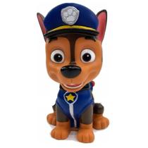 Cofrinho Patrulha Canina - Poupatrulha - Boneco Chase - Líder Brinquedos