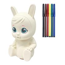 Cofrinho Pintura Cry Babies Com Canetinhas Hidrográficas