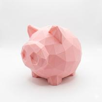 Cofrinho Porquinho Minimalista Cor:Branco